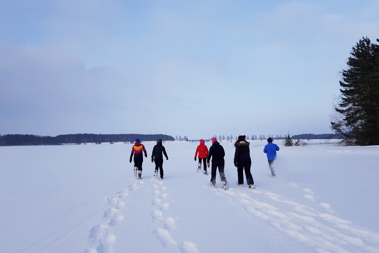 Snowshoeing