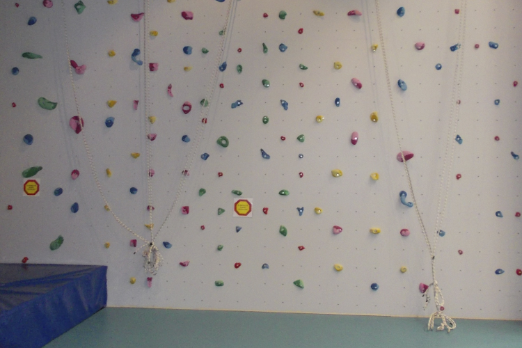 Indoor wall climbing